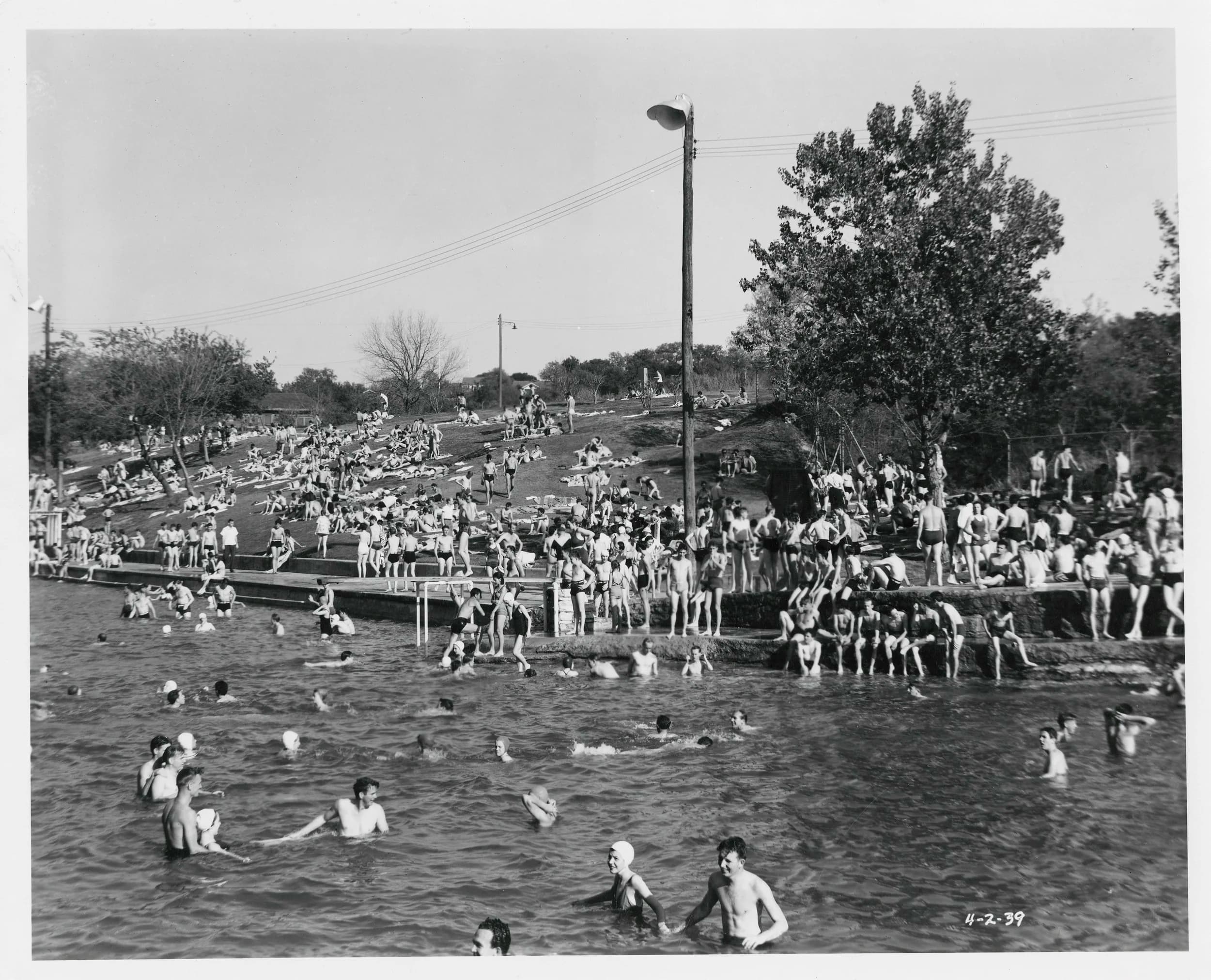 Barton Springs in 1939