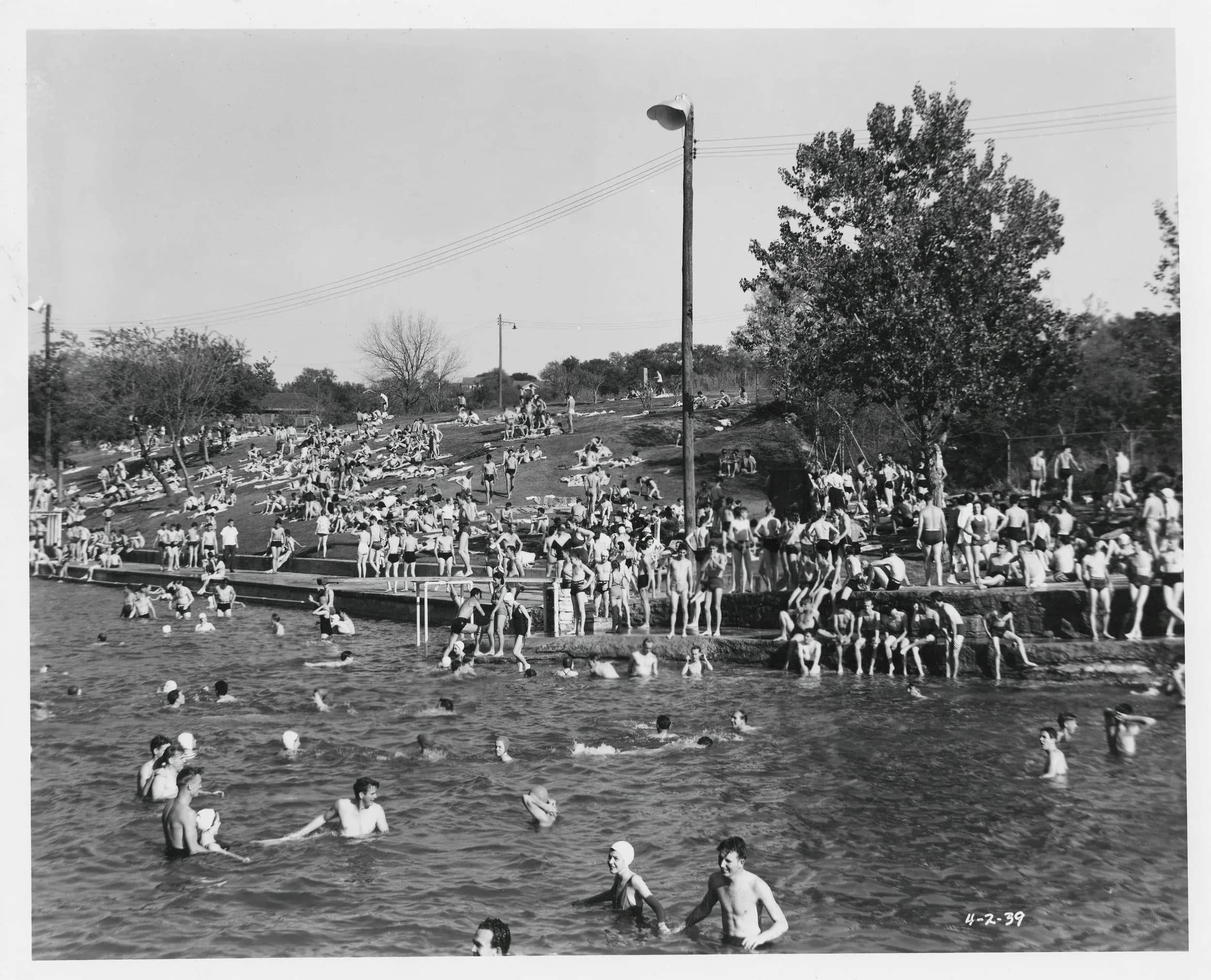 Barton Springs in 1939